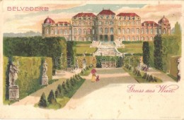 ** T2 Vienna, Wien; Belvedere. Kosmos S. VI. Litho - Non Classés