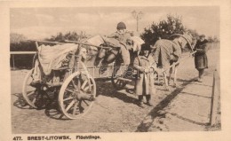 ** T1 Brest-Litovsk, Brest-Litowsk; Flüchtlinge. Verlag W. Braemer / Russian Refugees With Horse Cart - Non Classés