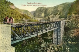 ** T2 Sarajevo, Ostgrenze, Partie An Der Serbischen Grenze / Serbian Border With Handcar - Non Classés