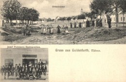 * T1/T2 Brod Nad Dyjí, Guldenfurt, Guldenfurth; Ortstrasse, Josef Pummers Restauration / Street View,... - Sin Clasificación