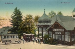 ** T2 Lázne Jeseník, Gräfenberg; Kur-Restaurant, Automobile, Bus. Wilhelm Peters - Non Classés