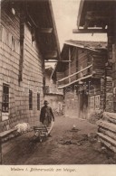 T2/T3 Volary, Wallern Im Böhmerwalde Am Weiger; Street, Man With Wheelbarrow (EK) - Non Classés