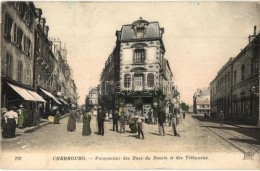 T2/T3 Cherbourg, Perspective Des Rues Du Bassin Et Des Tribunaux, Depot De Tous Les Journaux Du Soir / Street View... - Non Classés