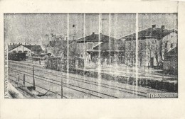 T2/T3 Debica, Dembica; Dworzec Kolejowy / Railway Station. V. Hinda Hauser + K.u.k. Lokomotivefeldbahn Nr. 1.... - Non Classés