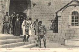** T1 Cetinje, Cettigne; Nikola I Petrovic-Njegos At The Monastery / Nicholas I Of Montenegro - Sin Clasificación