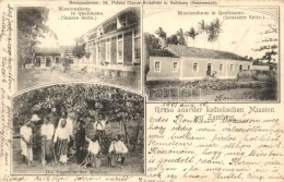 T2 Quelimane, Zambesi; Katholischen Mission, Missionshaus, Neger / Catholic Mission, Mission House, Black Peaople - Non Classés