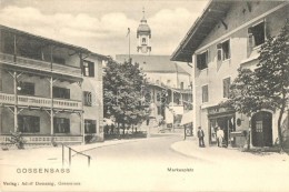 ** T1/T2 Colle Isarco, Gossensass (Südtirol); Markusplatz / Square View, Shop And Edition Of Adolf Domanig - Sin Clasificación