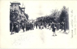 * T2 1910 Baile Govora, Street View At Wedding Time, Photo - Non Classés