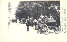* T2/T3 1910 Baile Govora, Guests Arriving In Chariots, Photo (fl) - Non Classés