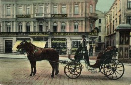 T2 Bucharest, Bucuresti; Birjar (Muscal) / Street View With Chariot, Portoise & Fix Decorations Shop - Unclassified