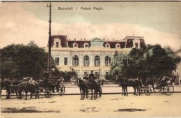 T2 Bucharest, Bucuresti; Palatul Regal / Royal Palace With Chariots - Unclassified