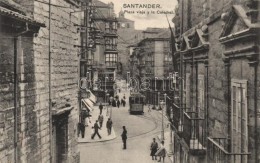 ** T1 Santander, Plaza Vieja Y La Catedral. Casa Fuertes / Street View With Cathedral, Tram - Non Classés