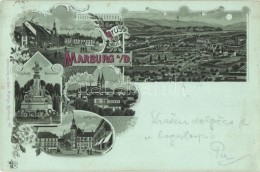 T2 1898 Maribor, Marburg; Hauptplatz, Rathaus, Tegethoff Monument, Franziskaner Kirche, Burgplatz / Main Square,... - Non Classés