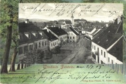 T2 Slovenska Bistrica, Windisch-Feistritz; Street View With Church. Forest Frame; Verlag Rosa Pitschl - Unclassified