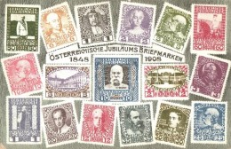 ** T2/T3 1848-1908 Österreichische Jubiläums Briefmarken / Franz Joseph's 60th Anniversary Of Reign, Set... - Unclassified