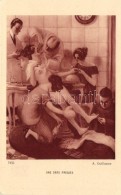 ** T1 Une Dame Pressée / Gently Erotic Art Postcard. Braun & Cie, Editeurs. Salons De Paris S: A .... - Unclassified