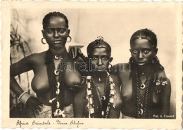 ** T1 Africa Orientale, Donne Abissine / Abyssinia (now Ethiopian) Nude Ladies, Folklore - Unclassified