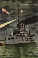 T2 SMS Sankt Georg, A K.u.K. Haditengerészet Páncélos Cirkálója Este. G. Fano... - Unclassified