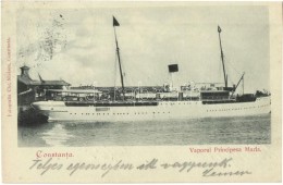 T2 Vaporul Principesa Maria, Constanta / Romanian Passenger Steamship At Constanta Port - Unclassified