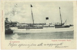 T2 Vaporul Principesa Maria, Constanta / Romanian Passenger Steamship At Constanta Port - Zonder Classificatie