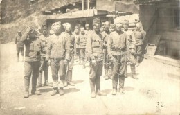 * T2/T3 Tölgyesi-szoros, Bekötött SzemÅ± Hadifoglyok A Táborban / WWI Blindfolded Prisoners... - Non Classés