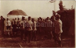 * T2 1915 Piarkow (Galicia), IV. Károly Tisztekkel A Táborban / Charles IV With Soldiers And Officers... - Non Classés