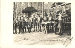 ** T2 1917 Cholera (kolera) Elleni Oltás A Magaros-tetÅ‘n, Sorban álló Katonák / WWI... - Sin Clasificación