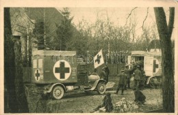 T2/T3 1915 Sanitäts-Autokolonne. Weltkrieg 1914-1916. / WWI K.u.K. Military Postcard, Military Ambulance... - Sin Clasificación
