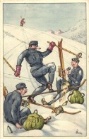 T2 Humorous Military Ski Unit. 558 Verlag A. Ruegg - Sin Clasificación