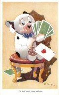 ** T1 Ich Hab Mein Herz Verloren / Bonzo Dog Playing Card. Wohlgemuth & Lissner Primus Postkarte No. 2555. S:... - Non Classés