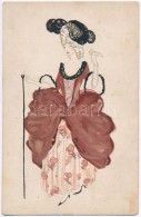 T2 Art Nouveau Lady. Wiener Werksätte No. 840. Unsigned Maria Likarz - Non Classés