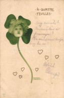 T2 A Quattre Feuilles; B.S.W. 1046. Litho S: Raphael Kirchner - Non Classés