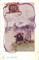 ** T2 Humoros MÅ±vészlap, T.K.L.K. 105. D99 10., Hornyánszky V. / Humorous Art Nouveau Postcard - Sin Clasificación