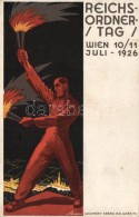 ** T2/T3 1926 Wien, Reichsordnertag. Waldheim-Eberle A.G. Artist Signed (EK) - Unclassified
