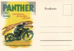 ** T1 Panther-Werke AG Braunschweig / German Motorbicycle Machine Factory Advertisement - Non Classés