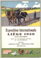** T2/T3 1930 Liege, Exposition Internationale, Section Agriculture - Horticulture / International Exhibition... - Sin Clasificación
