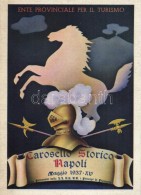 ** T1 1937 Ente Provinciale Per Il Turismo. Carosello Storico Napoli / Italian Costume Festival In Naples.... - Non Classés