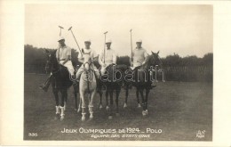 ** T1/T2 1924 Jeux Olympiques, Polo, Equipe Des Etats-Unis / The Olympic Games, Polo, Team USA On Horseback - Sin Clasificación