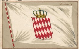 T2/T3 Monaco / National Flag Of Monaco, HGZ & Co. No. 14955. Emb. Litho (EK) - Non Classés
