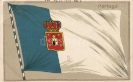 T2/T3 Portugal / National Flag Of Portugal, HGZ & Co. No. 14968. Emb. Litho (EK) - Non Classés