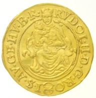 1587K-B Aranyforint Au 'Rudolf' Körmöcbánya (3,5g) T:2 Kis Ph. / 
Hungary 1587K-B Goldgulden Au... - Non Classés