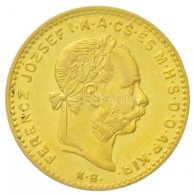 1885KB 4Ft/10Fr Au 'Ferenc József' (3,16g/0.900) T:2  Karc, Kis Fo.
/ Hungary 1885KB 4 Forint/10 Francs Au... - Unclassified