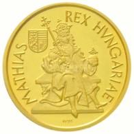 1990. 5000Ft Au 'Mátyás Király' (6,99g/0.986/20mm) T:1(PP) / Hungary 1990. 5000 Forint Au... - Unclassified