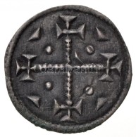 1141-1162. Denár Ag 'II. Géza' (0,23g) T:1- Patina / 
Hungary 1141-1162. Denar Ag 'Géza II'... - Non Classés