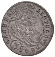 1699C-H 3kr Ag 'I. Lipót' Pozsony (1,58g) T:1-,2 / 
Hungary 1699C-H 3 Kreuzer Ag 'Leopold I' Bratislava... - Ohne Zuordnung