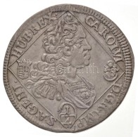 1739N-B 1/4 Tallér Ag 'III. Károly' Nagybánya (7,12g) T:2 Ph. / 
Hungary 1739N-B 1/4 Thaler Ag... - Sin Clasificación