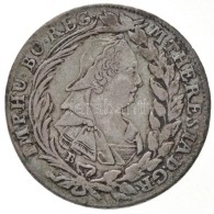 1774B/SK-PD 20kr Ag 'Mária Terézia' (6,54g) T:2,2- / 
Hungary 1774B/SK-PD 20 Kreuzer Ag 'Maria... - Non Classés