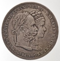 Ausztria 1879. 2G Ag 'I. Ferenc József és Erzsébet KirálynÅ‘ / Ezüstlakodalom'... - Sin Clasificación