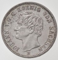 Német Államok / Szászország-Albertine 1863B 1/6 Tallér Ag 'János' (5,26g)... - Non Classificati