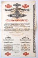 Budapest 1918. 'Belvárosi Takarékpénztár Részvénytársaság'... - Unclassified